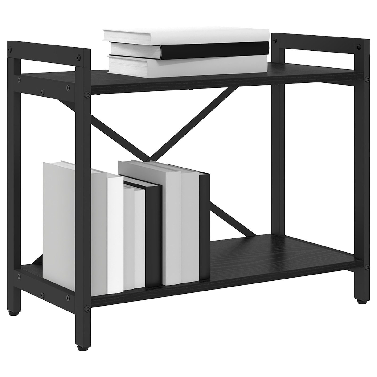 vidaXL Bücherregal Bücherregal Schwarze Eiche 60 günstig online kaufen