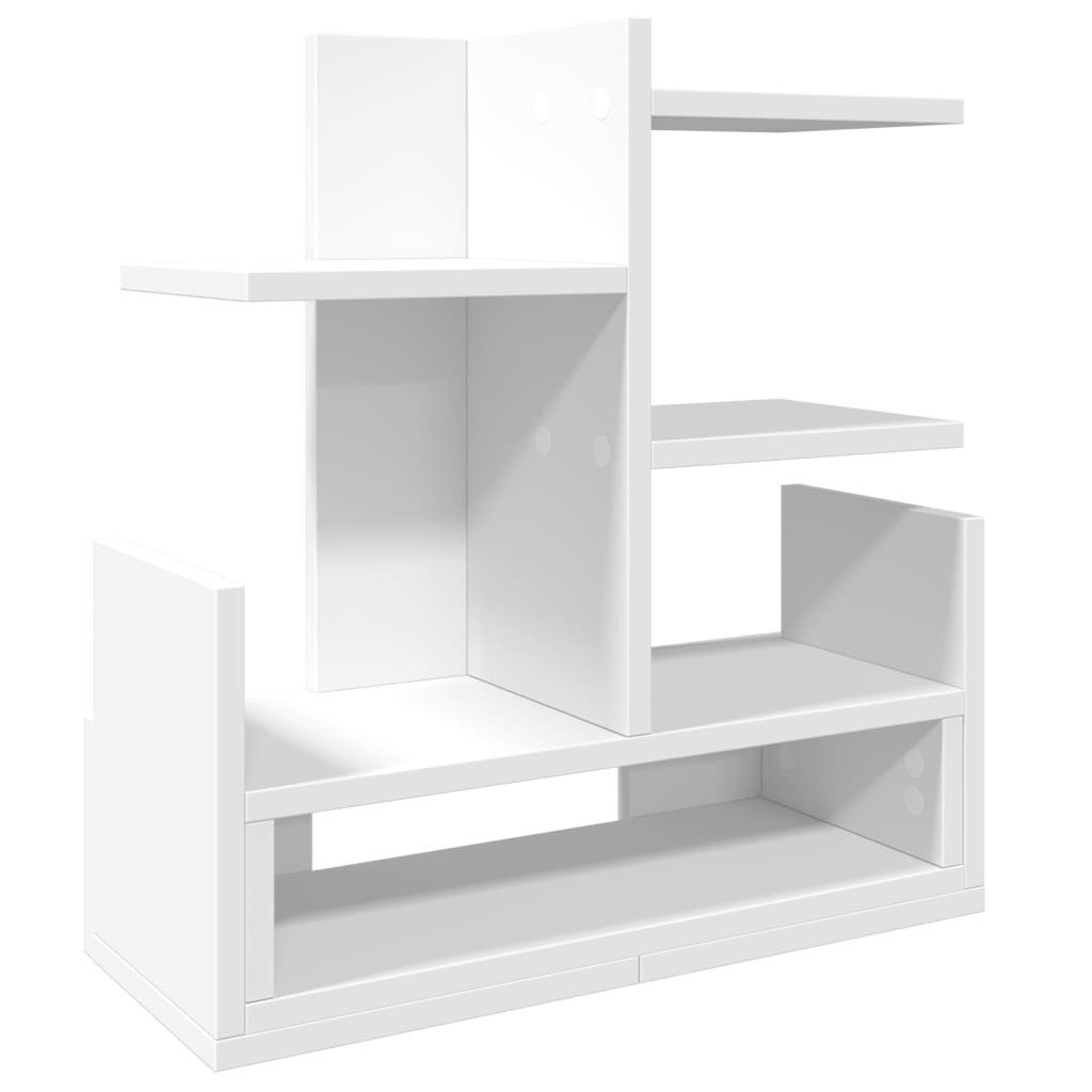 vidaXL Organizer Schreibtisch-Organizer Weiß 49x20x52,5 cm Holzwerkstoff