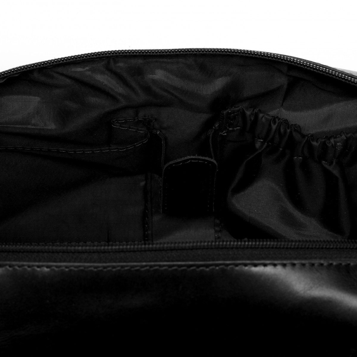 SID & VAIN Kulturbeutel echt Leder Kulturtasche groß schwarz BRISTOL, Waschbeutel Echtleder für Damen & Herren, Kosmetiktasche schwarz