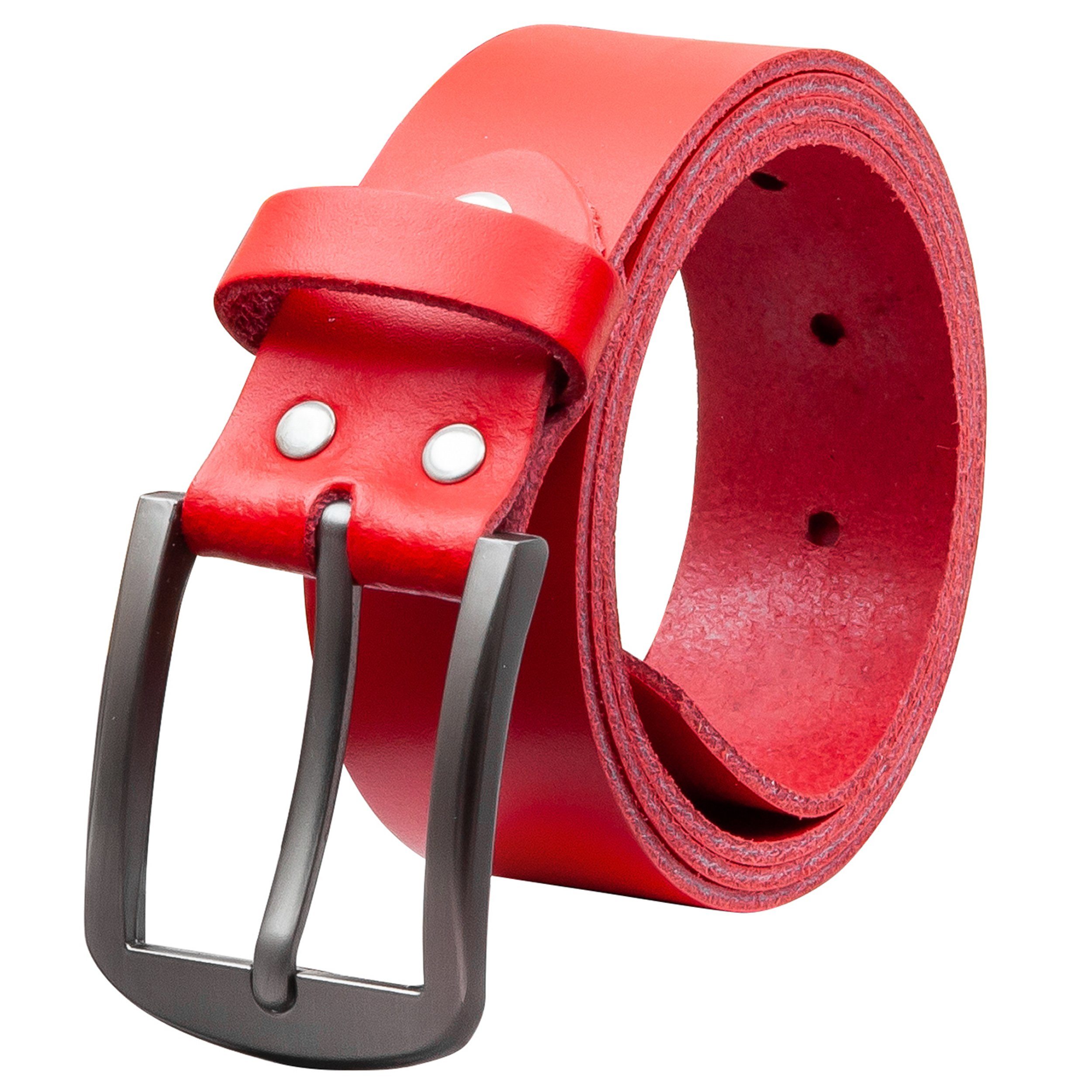 Ledergürtel OM416-SL-Rot
