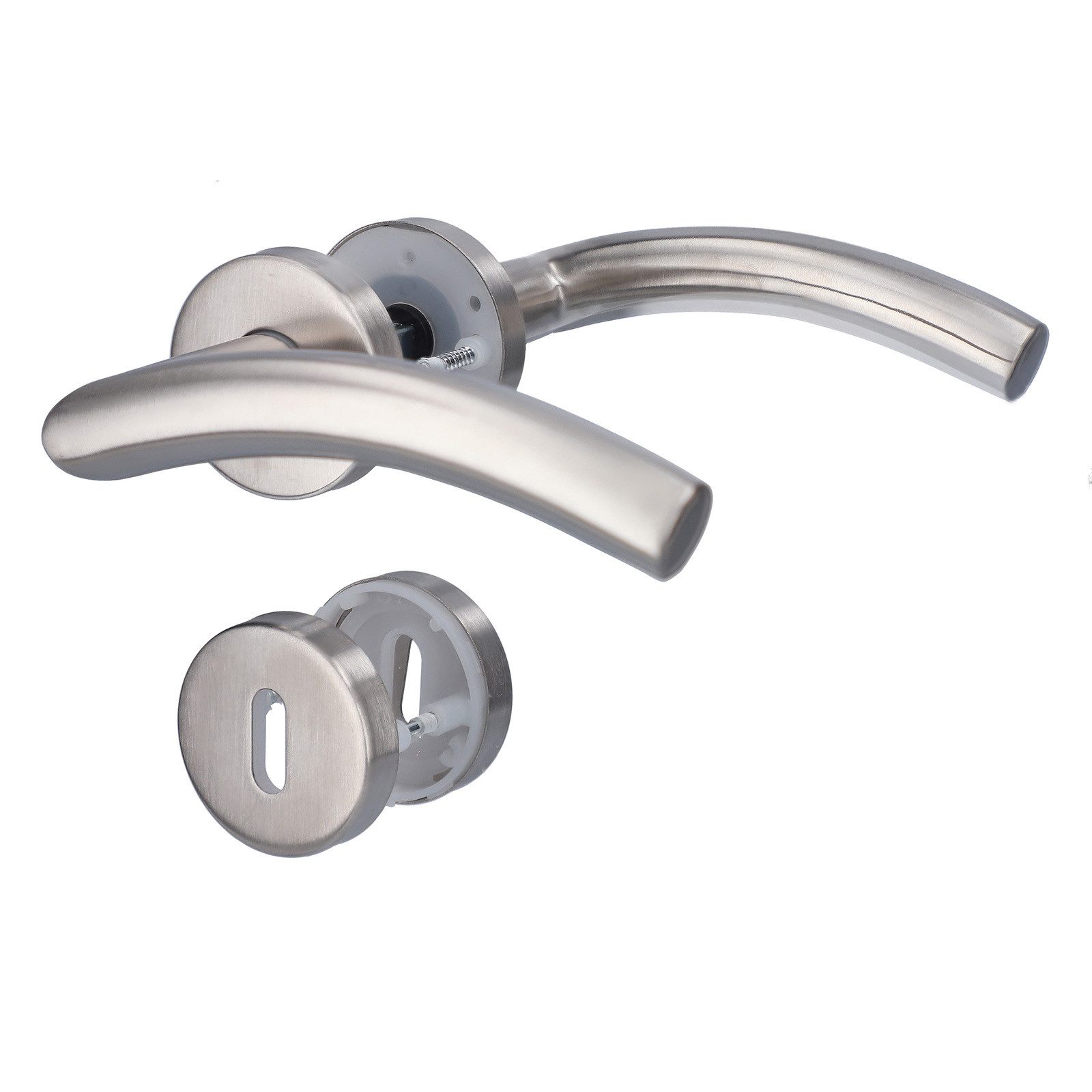 Alpertec Türgriff Türgriff Peking für Zimmertüren mit Buntbartlochung, Drüc günstig online kaufen