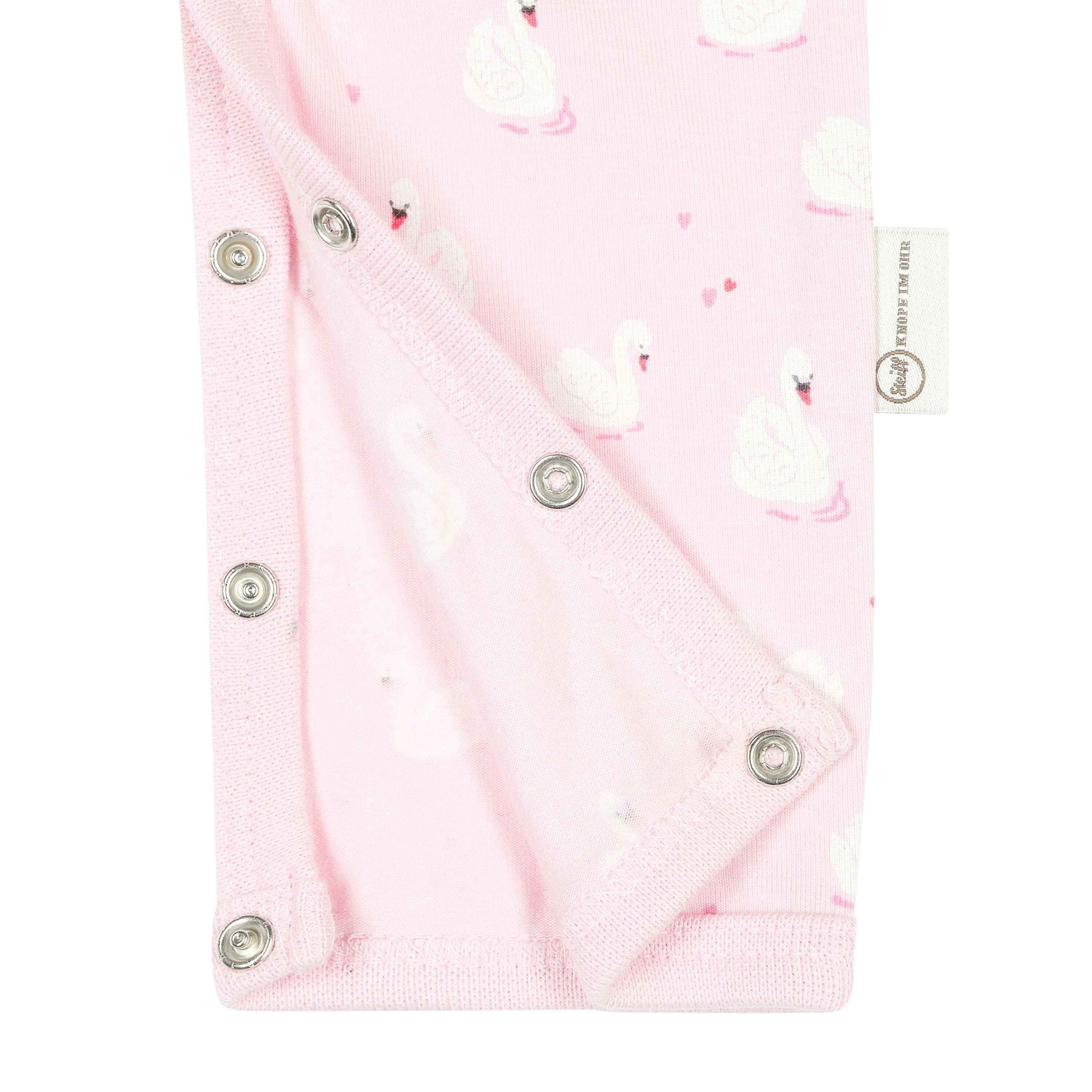 Wellness Steiff Strampler Parfait langarm Baby Strampler Pink