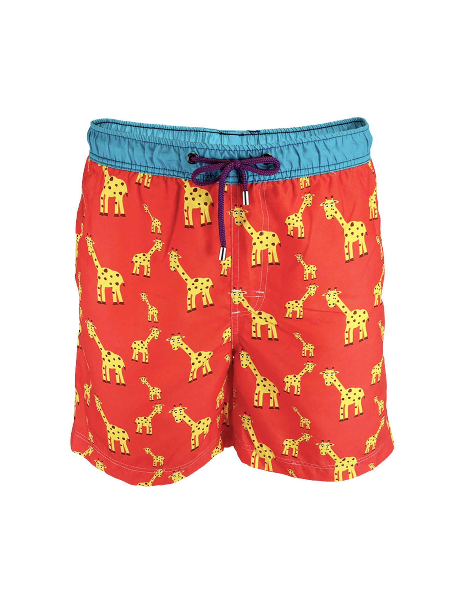 UnaBux Badehose WATER GIRAFFE Bade-Shorts Speedo eng