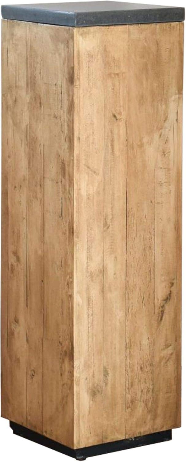 VIVANNO Подставка для цветов Holz PODEST Rechteckig - Braun Maserung (1 St), 30x30x100 cm