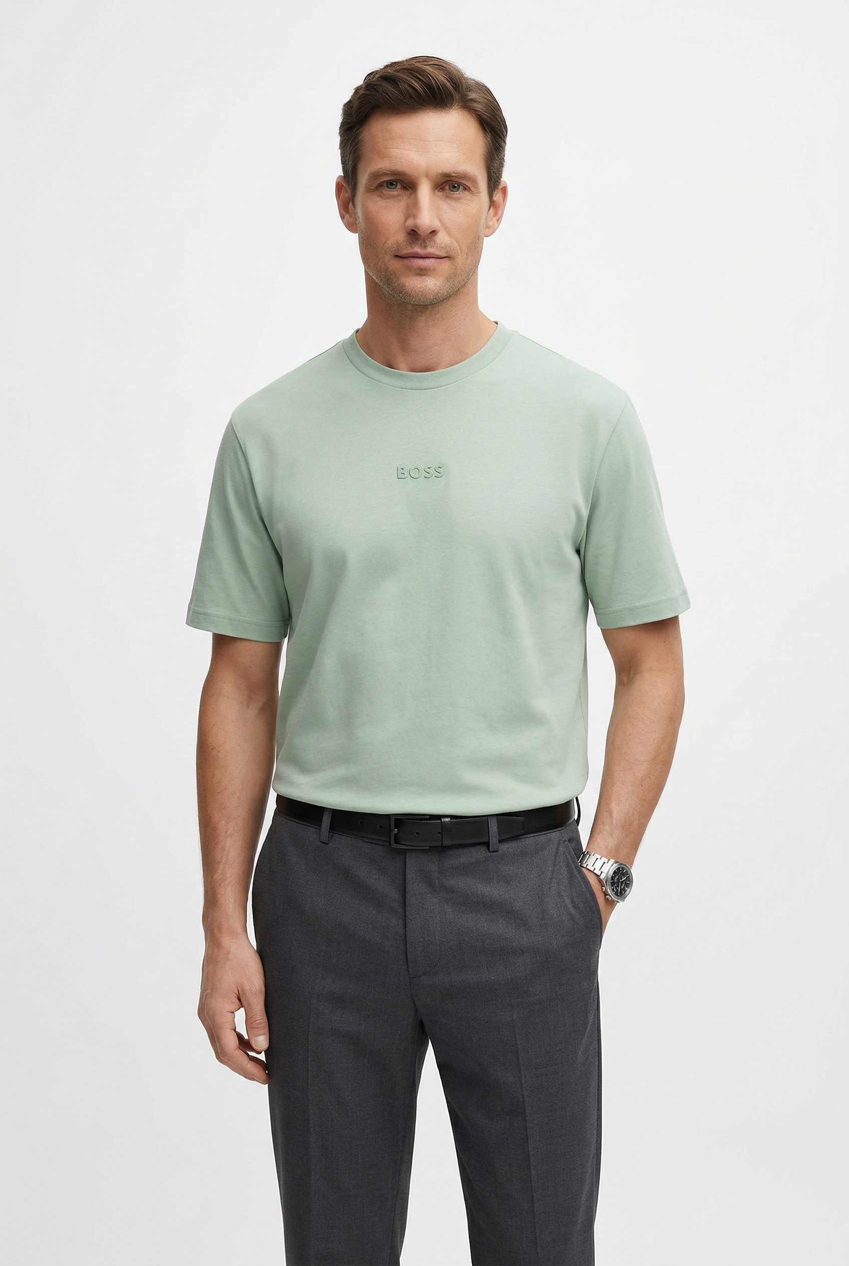BOSS GREEN T-Shirt Tee mit Rundhalsausschnitt