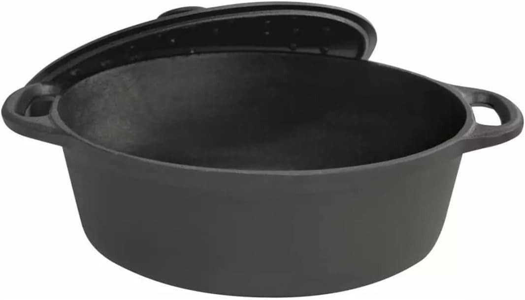 Kinghoff Bräter Gusseisen mit Deckel 3.9L & 6.2L