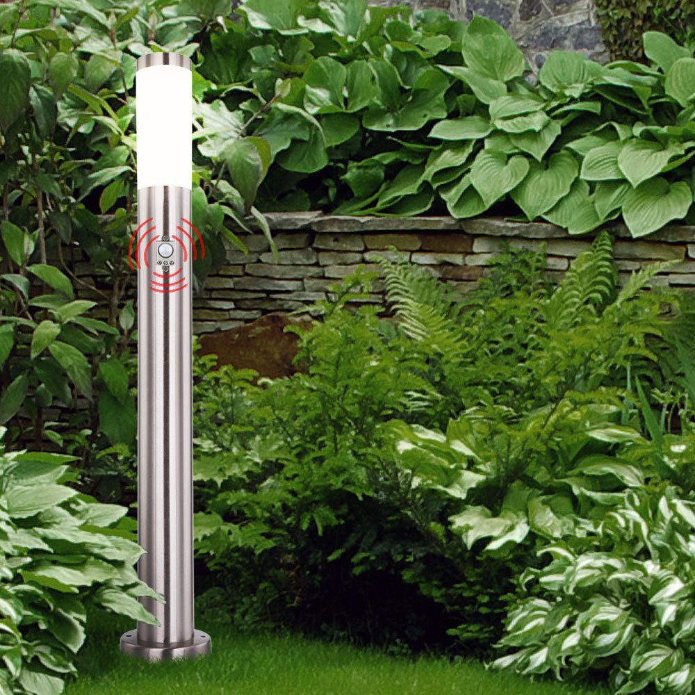 Warmweiß, etc-shop Leuchte Steh LED inklusive, Außen-Stehlampe, 2er Außen Set Leuchtmittel Strahler Garten Rasen