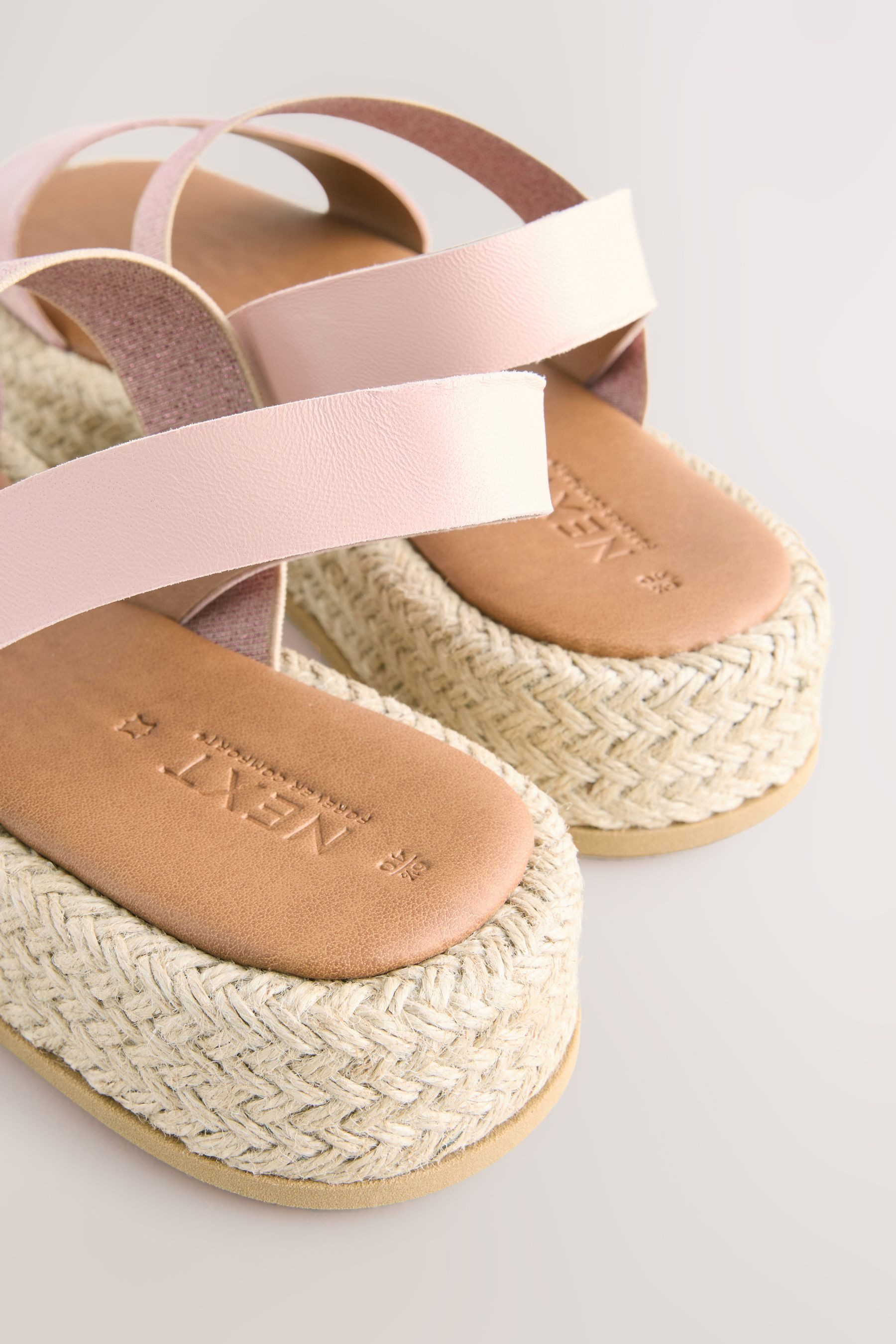 Next Forever Comfort Plateausandalen aus Bast günstig online kaufen