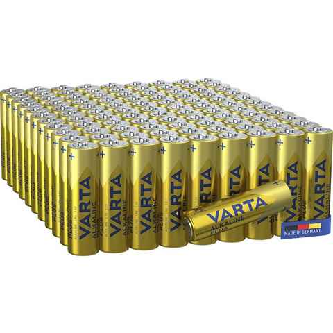 VARTA Alkaline Plus AA Batterien, 100er Pack Batterie, LR6 (100 St)