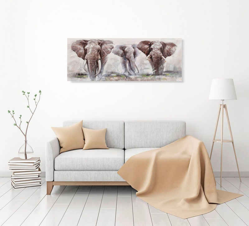 Home affaire Ölbild »Elephant«, Elefanten, Tiere