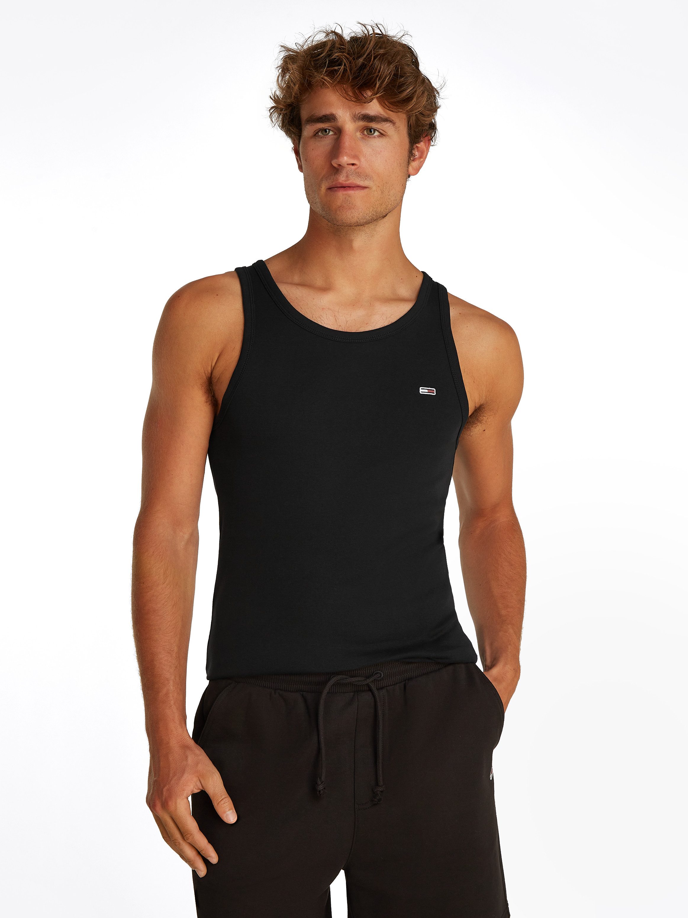 Tommy Jeans Tanktop TJM XSLIM 2PCK RIB TANK EXT (Packung, 2-tlg., 2er) mit günstig online kaufen