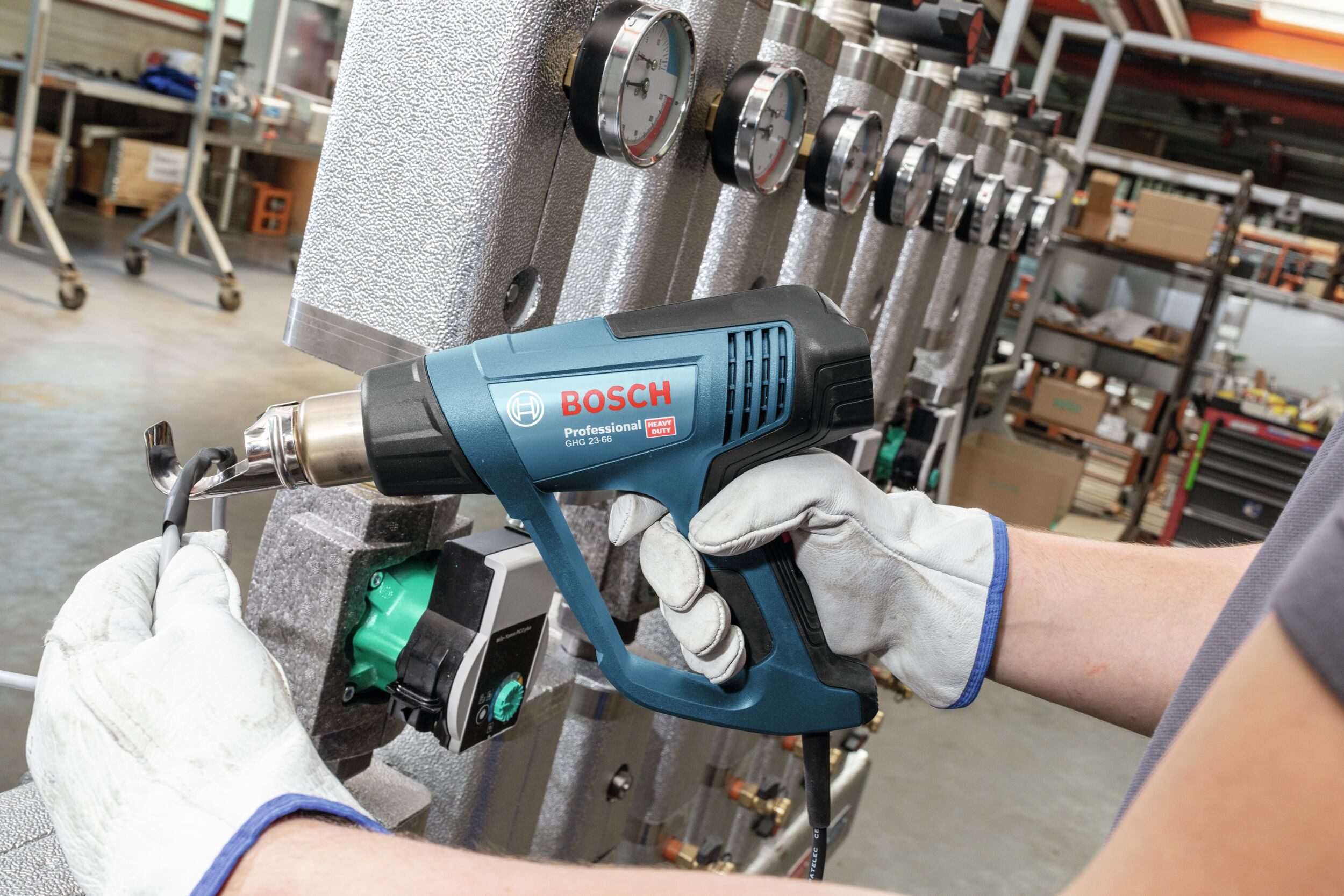 BOSCH Heißluftgebläse GHG 23-66, In L-BOXX 136
