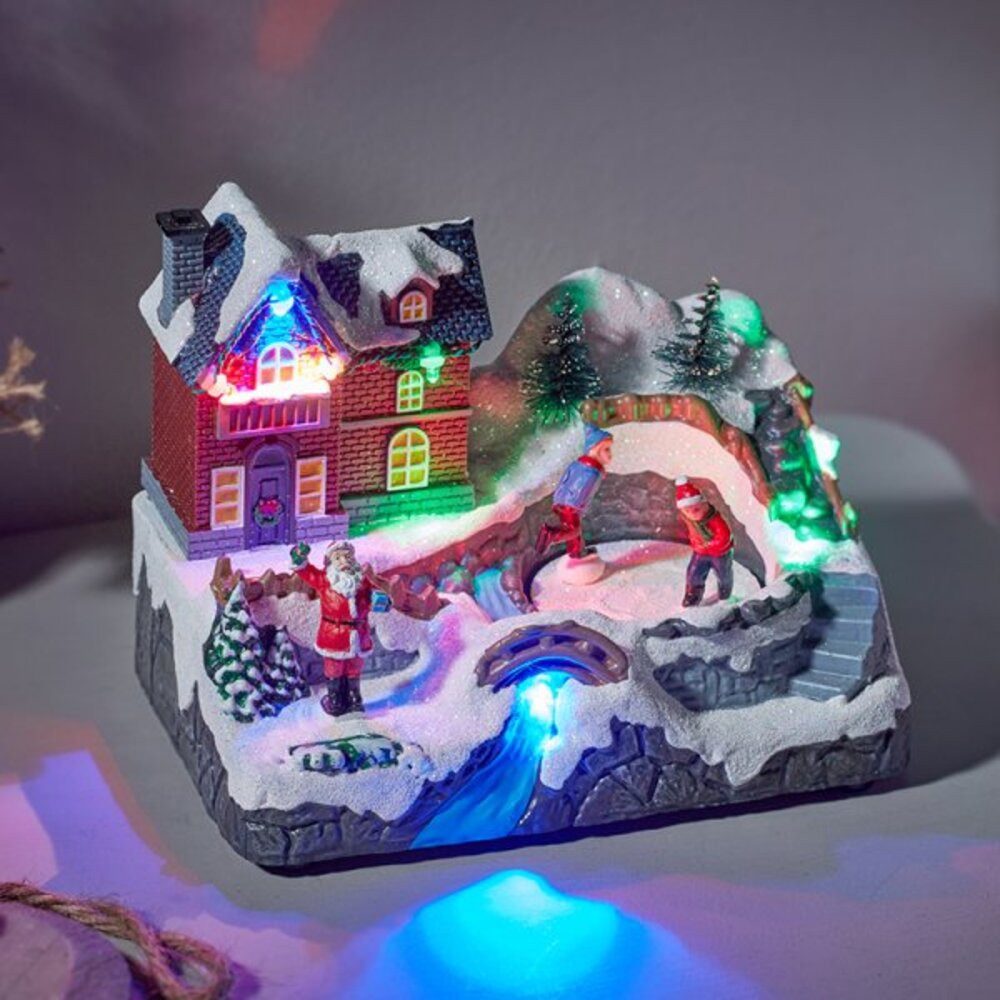 Smart Garden Weihnachtsszene Skaters SnowScene – Nostalgische Weihnachtsdek günstig online kaufen