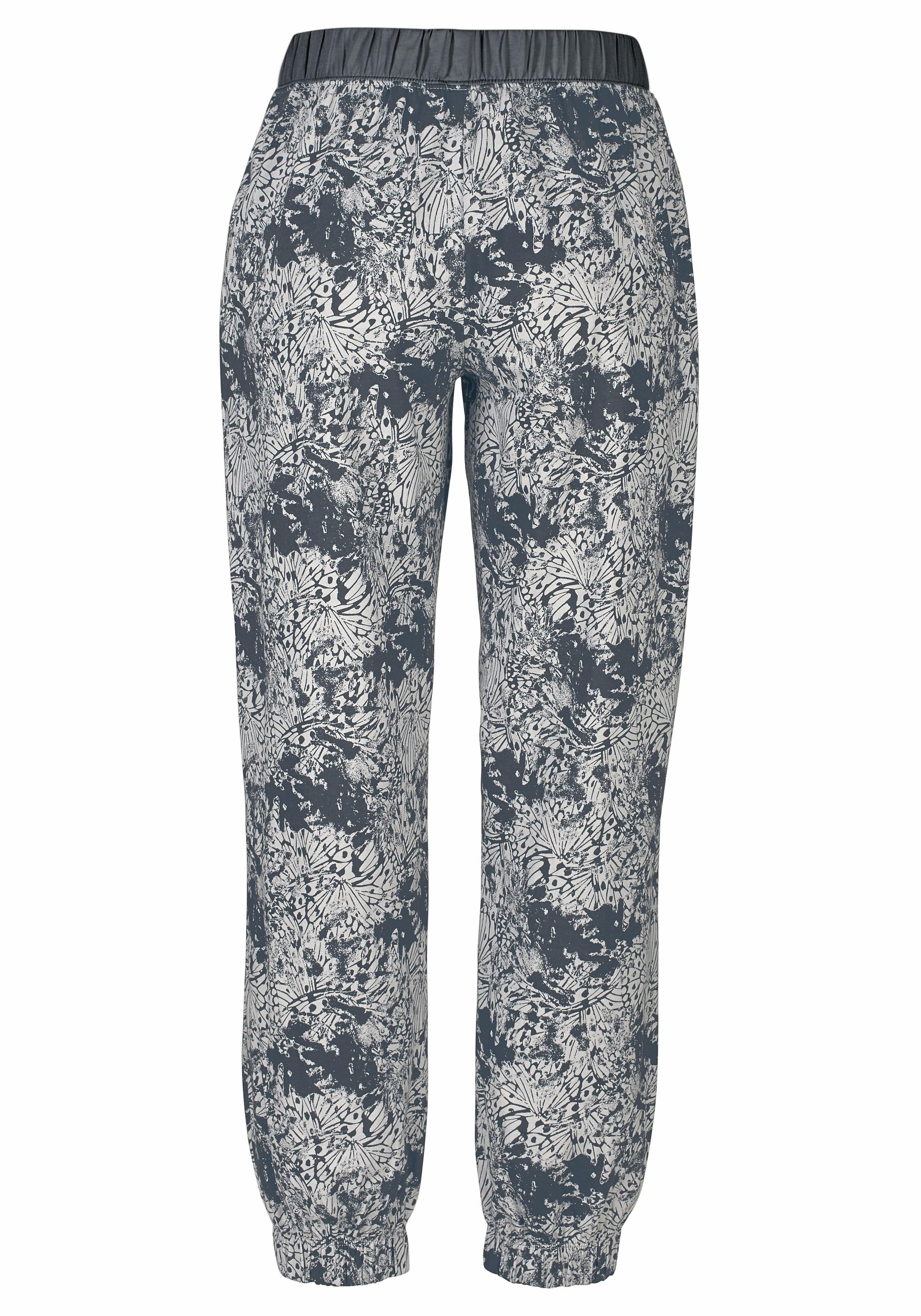 Buffalo Pyjama (Set, 2 tlg) mit gemusterter Hose und passendem Langarmshirt