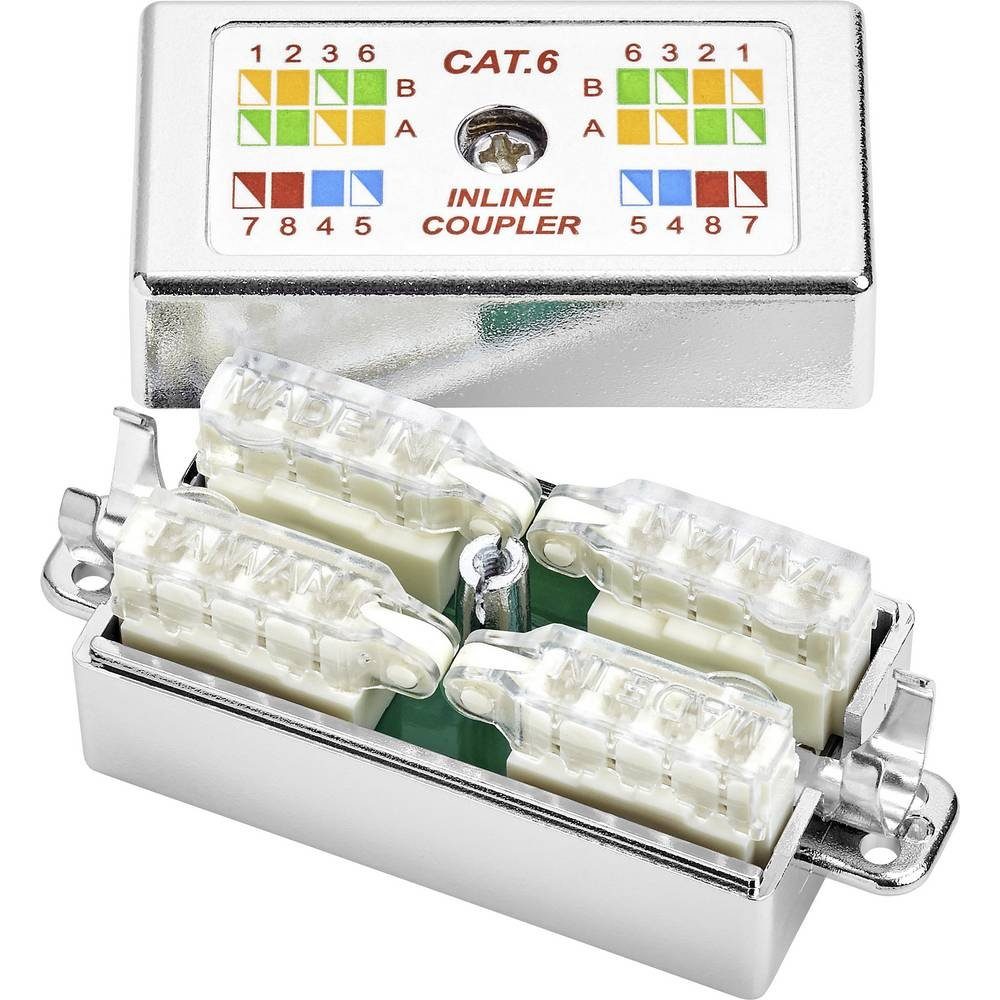 Netzwerk-Adapter CAT für 6 Renkforce Connection Box werkzeugfrei