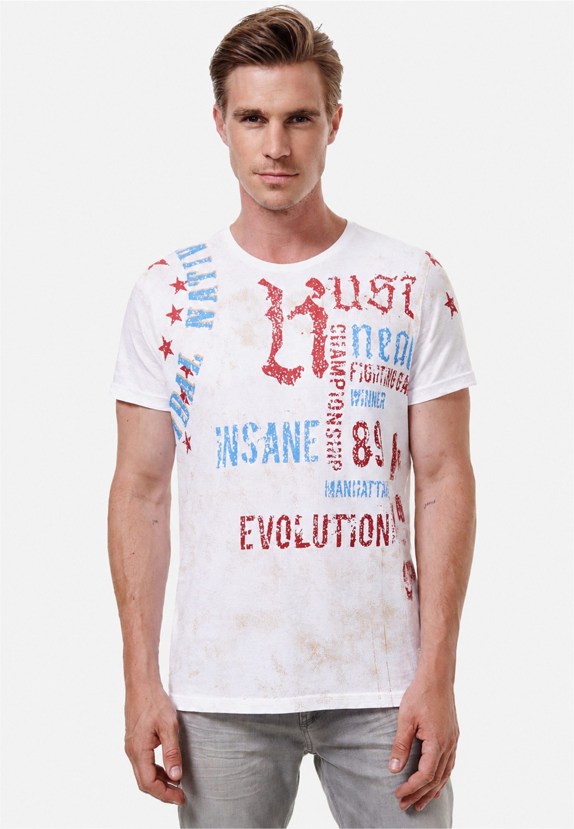 Rusty Neal T-Shirt Print im tollen Vintage-Look