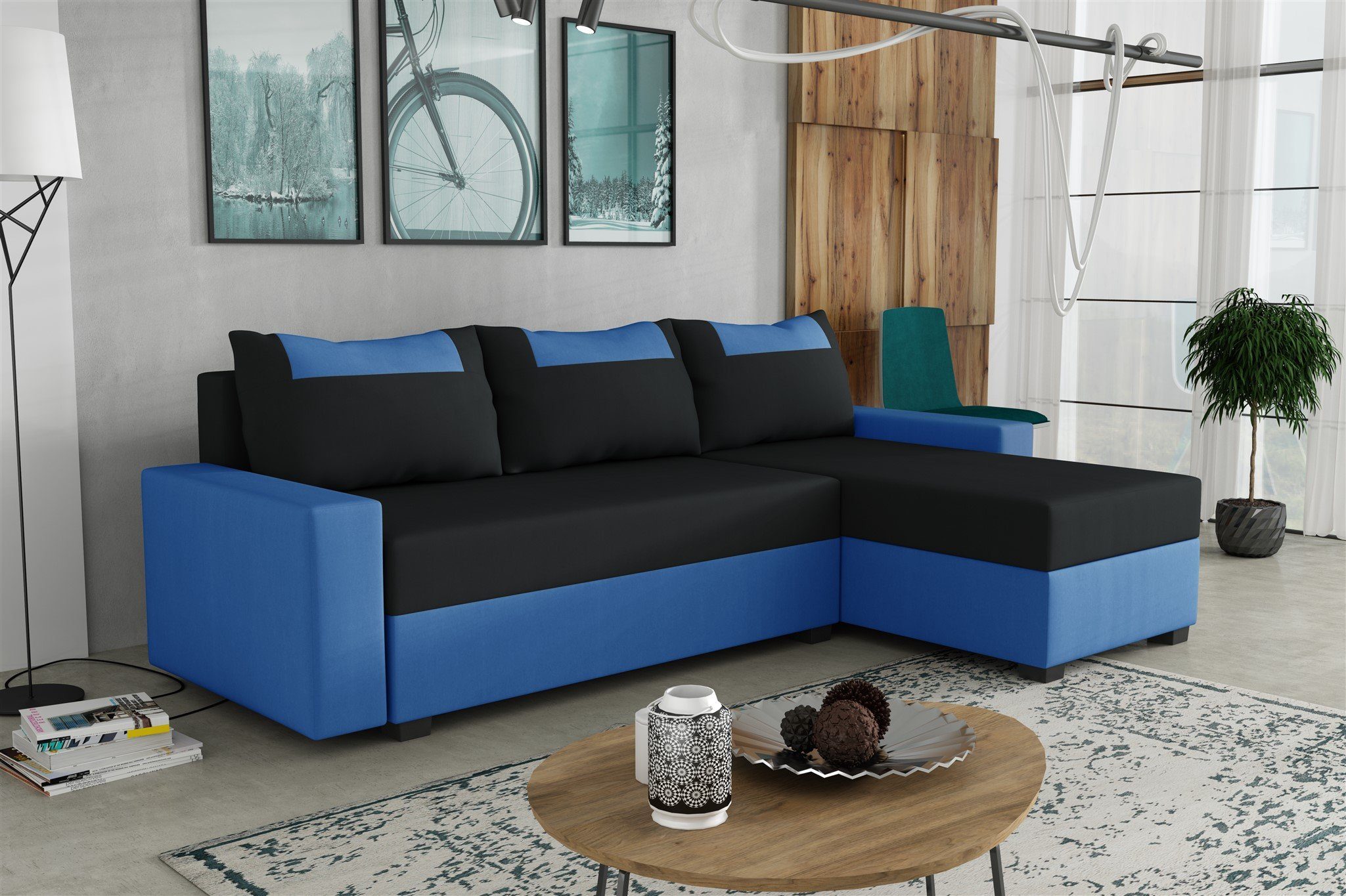 Fun Möbel Ecksofa Sofa HEDVIG Ottomane günstig online kaufen