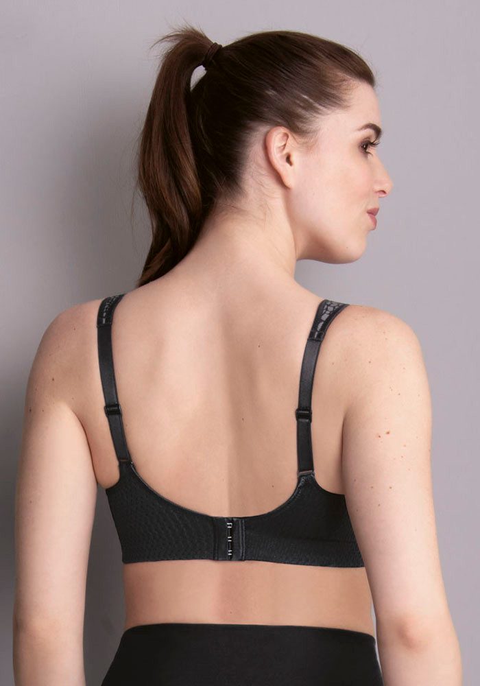 Anita Active Sport-BH Air Control Deltapad doppellagige Cups, gepolsterte Träger, mit Print, feminin, weich – Bild 3 von 5