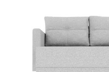 Stylefy Wohnlandschaft Selena, U-Form, Eckcouch, Sofa, Sitzkomfort, mit Bettfunktion, mit Bettkasten, Modern Design