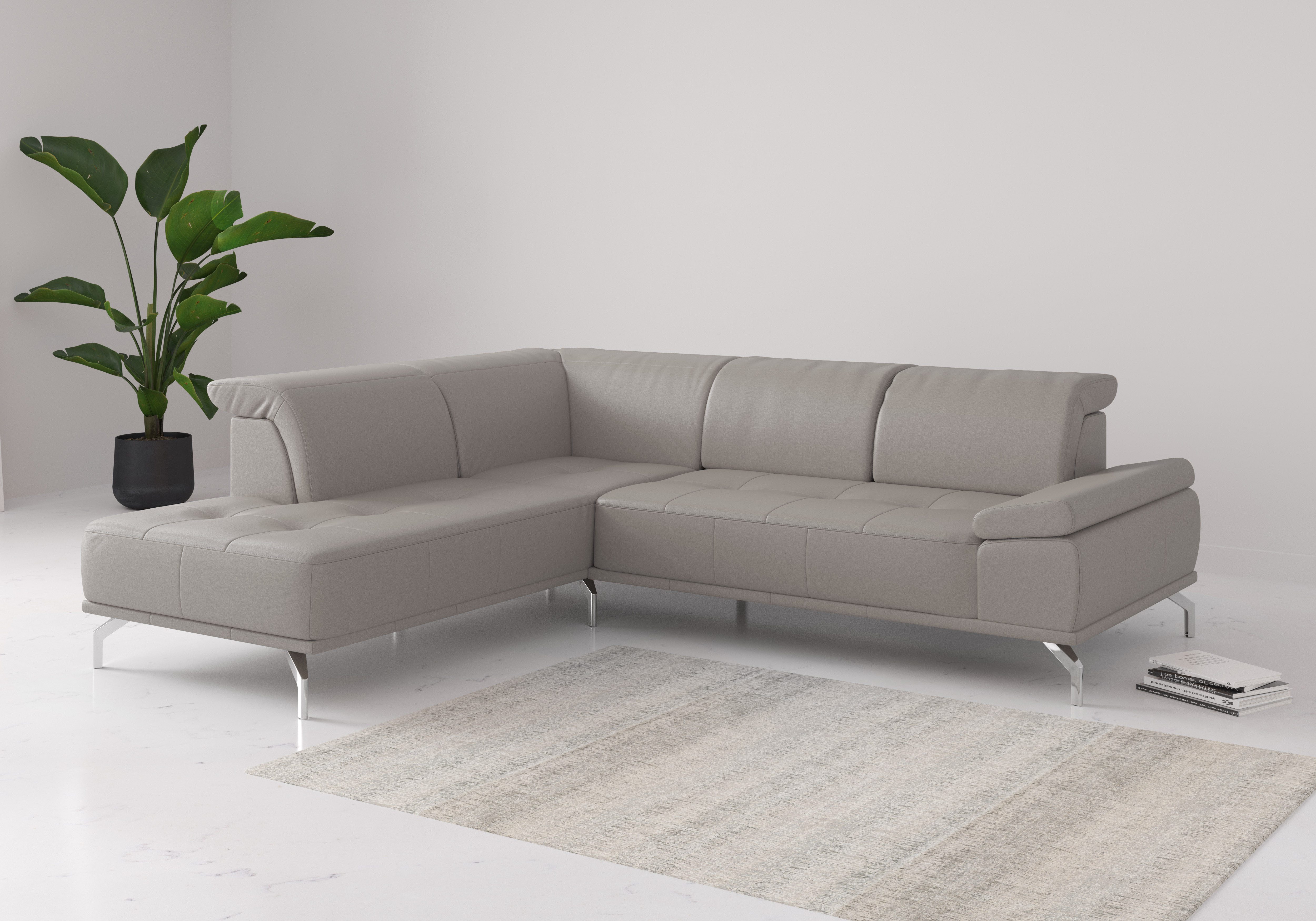 Places of Style Ecksofa "Caluna", Inkl.Sitztiefenverstellung, wahlweise mit günstig online kaufen