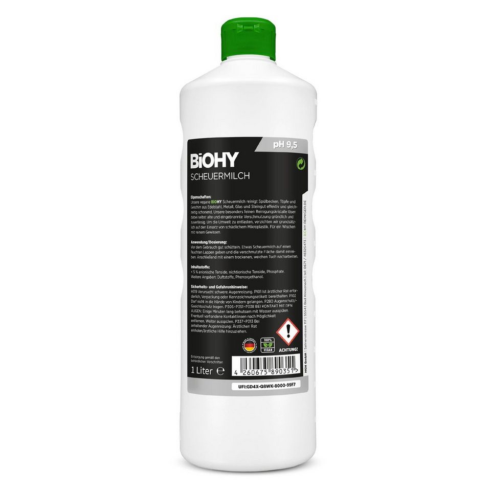 Thumbnail - BiOHY Scheuermilch 1 x 1 Liter Flasche Scheuermilch (1-St)