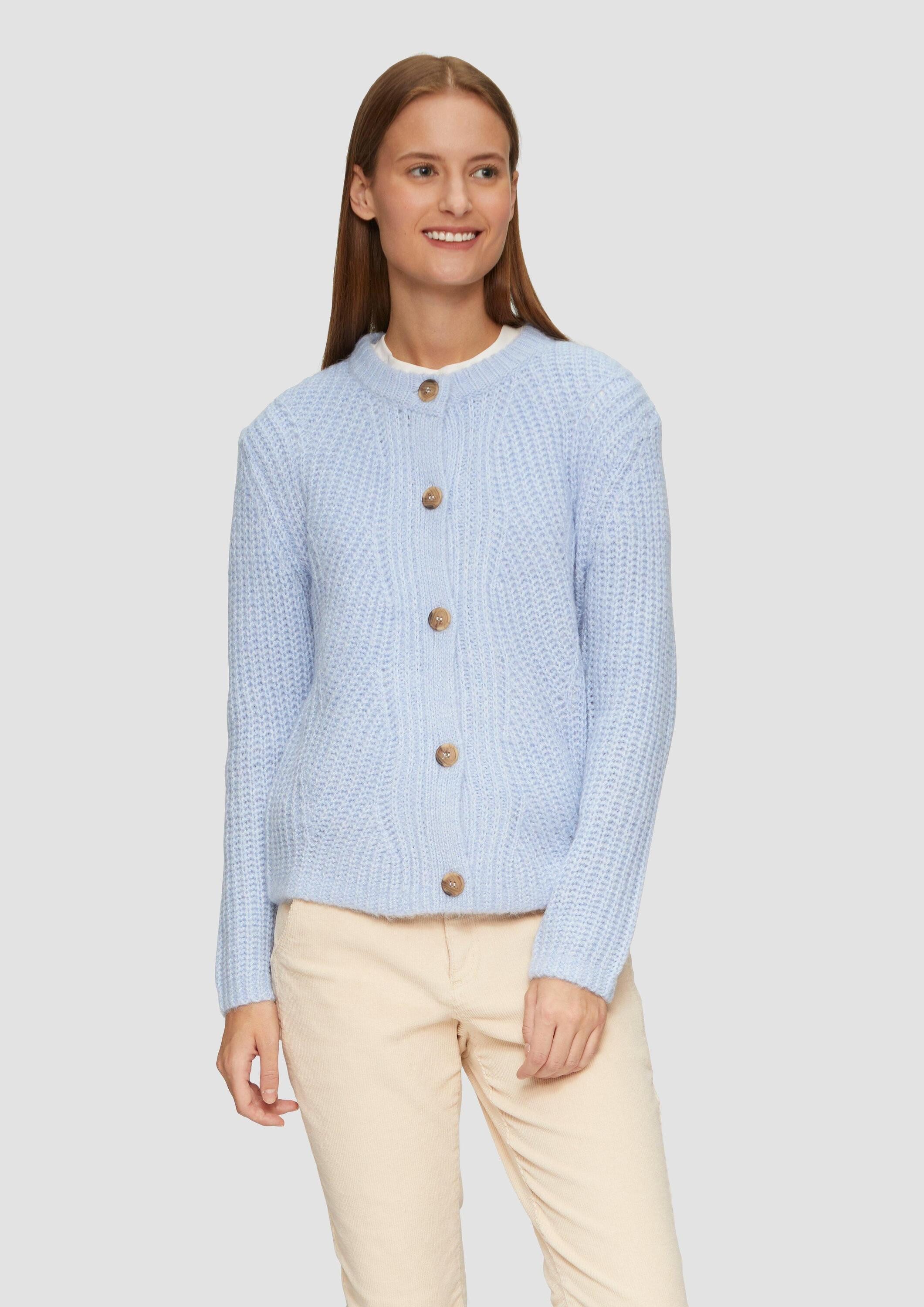 s.Oliver Cardigan Strickjacke Weicher Strickcardigan aus günstig online kaufen
