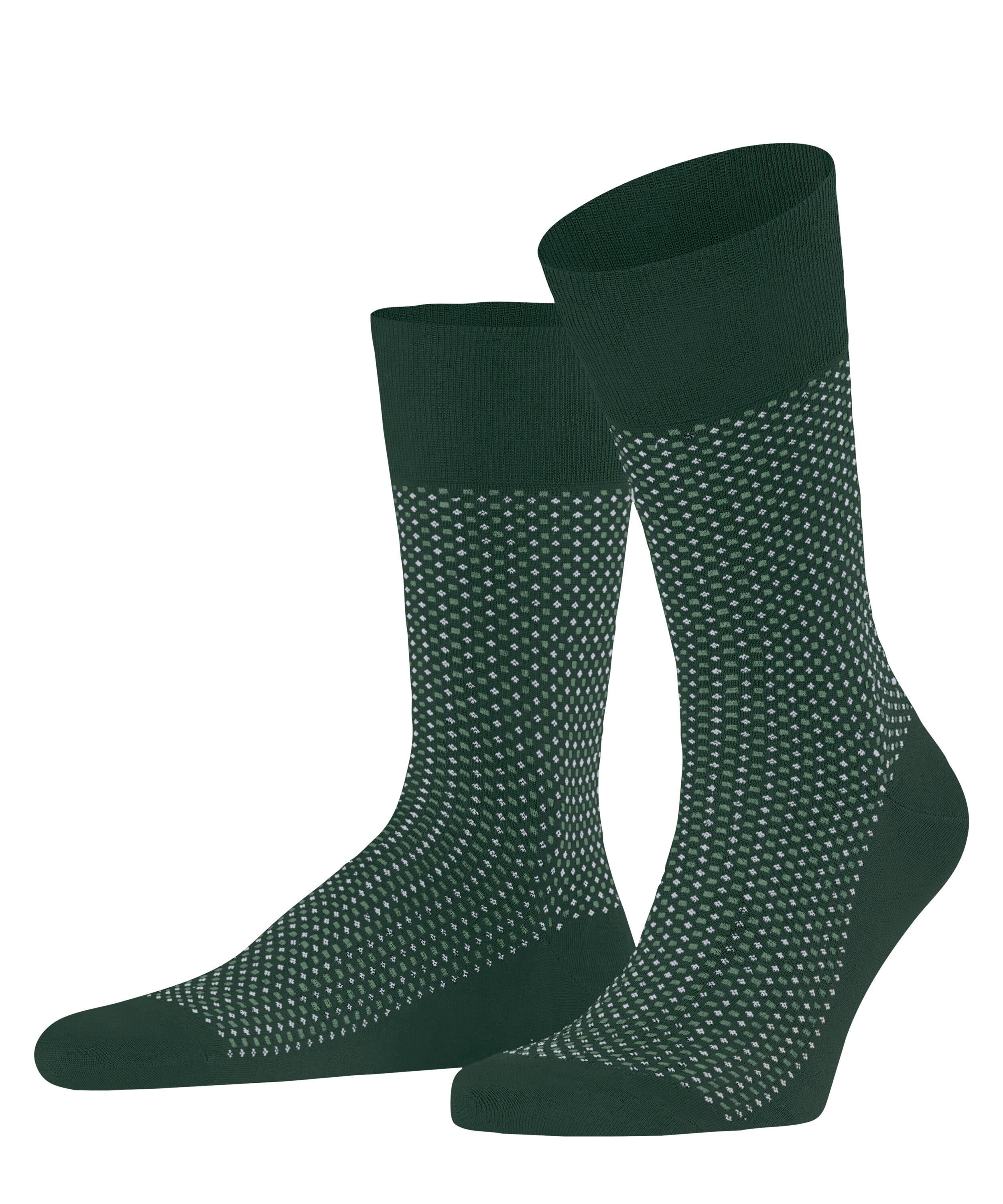 FALKE Socken Uptown Tie (1-Paar) hunter green (7441)
