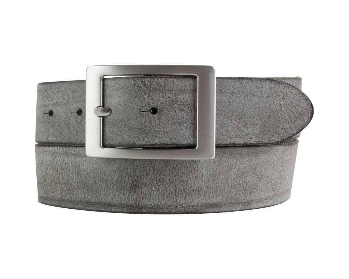 BELTINGER Ledergürtel Herren-Gürtel aus weichem Vollrindleder mit Doppel-Schnalle Vintage-Lo (1-St)