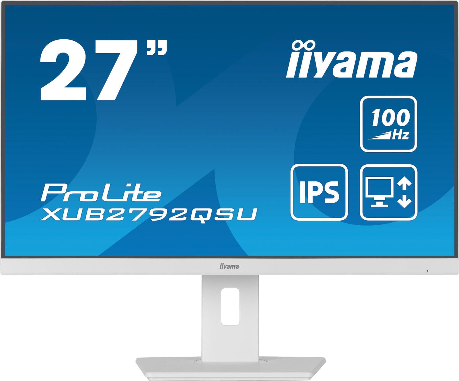 Iiyama iiyama ProLite XUB2792QSU-W6 TFT-Monitor (2.560 x 1.440 Pixel (16:9), 0,40 ms Reaktionszeit, 100 Hz, IPS)