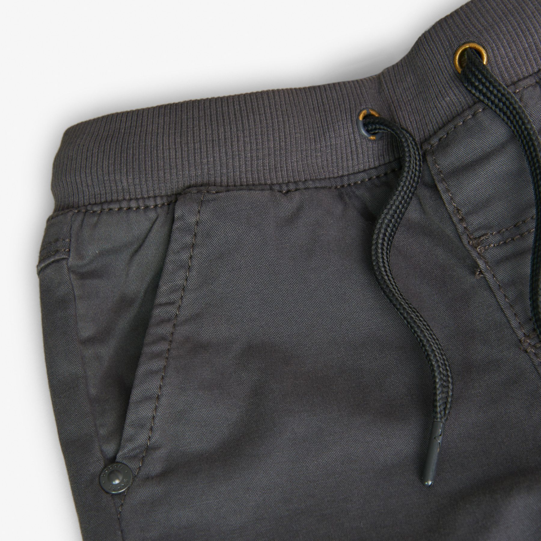 BÒBOLI Thermohose BÒBOLI Hose gefüttert Gabardine anthrazit (1-tlg., kein Set)