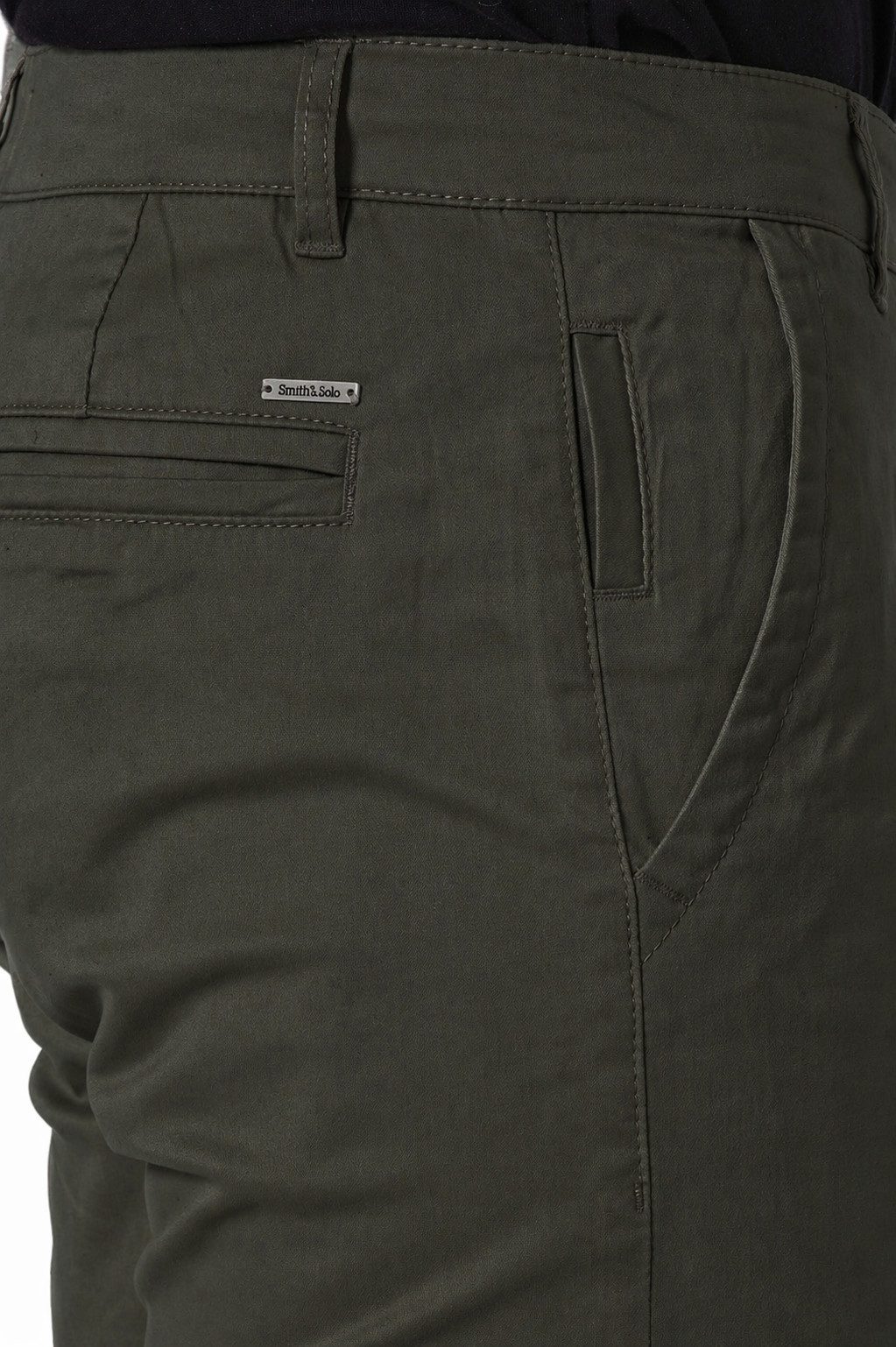 Smith & Solo Chinoshorts Kurze Hosen Herren, Baumwolle Shorts Männer Sommer Elasthan, Bermuda, Casual – Bild 5 von 5