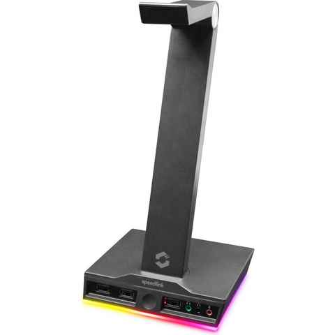 Speedlink Stand mit Beleuchtung Gaming-Headset Zubehör (3-Port USB 2.0 Hub)