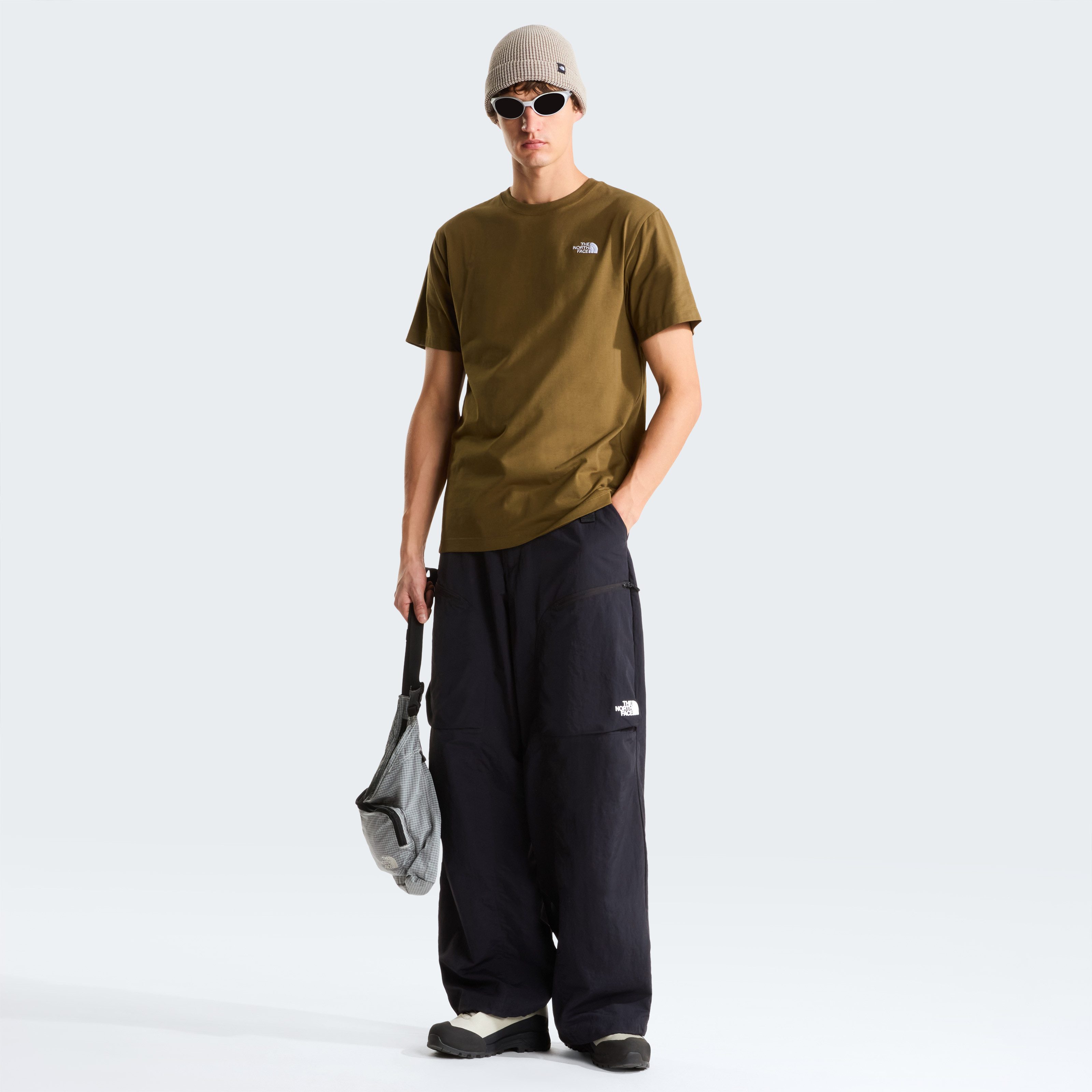 The North Face T-Shirt M EVOLUTION SIMPLE DOME REGULAR SHORT SL normale Passform, Kurzarm, für den Alltag, aus Baumwolle
