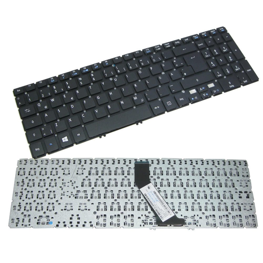 Trade-Shop Ersatzteil passend für Acer Aspire V7-581PG, V7-582P, V7-582PG Tastatur (Tastenbelegung: Deutsch, QWERTZ / Farbe: Schwarz)