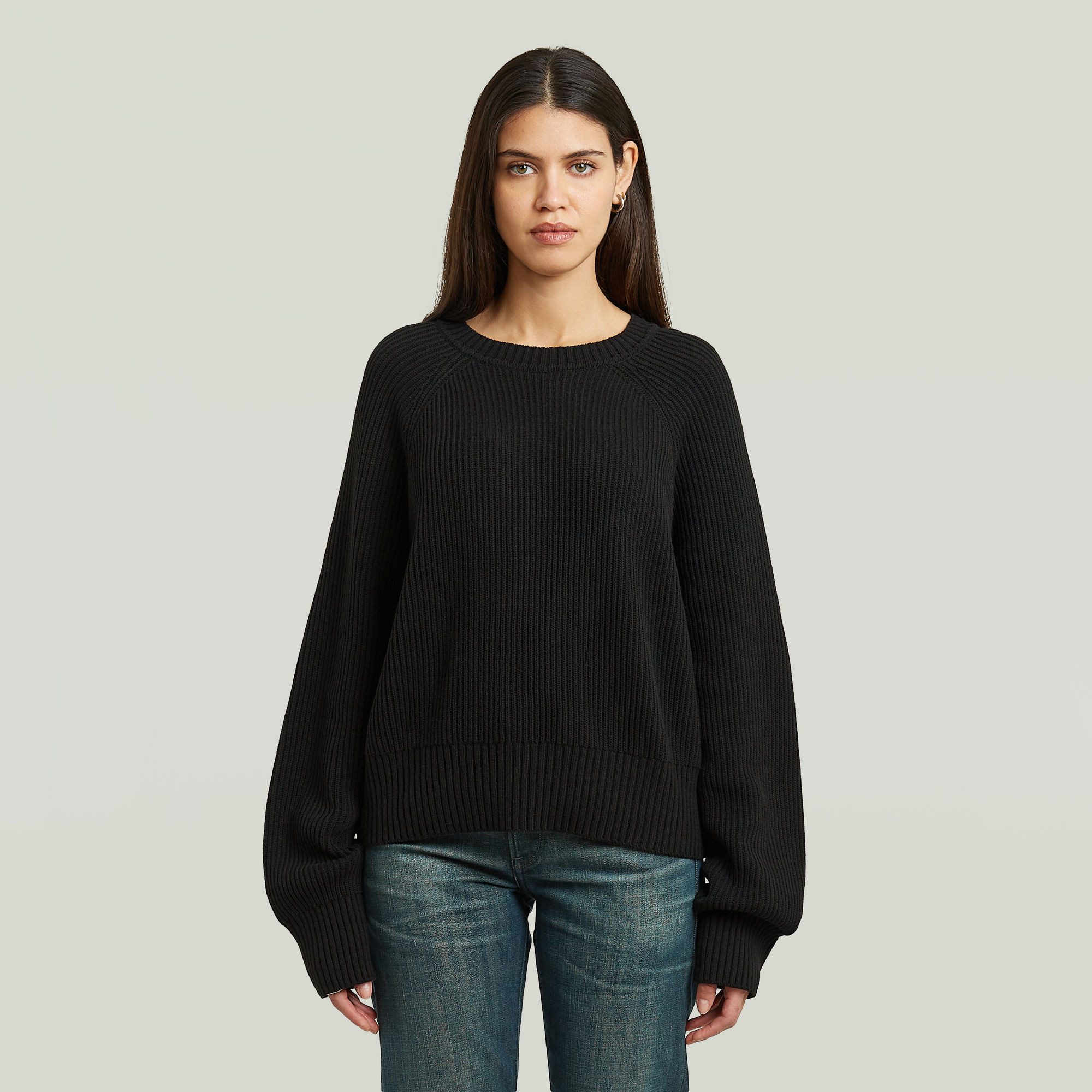 G-STAR Strickpullover Unit Crew Knit wmn mit Rundhals, oversize