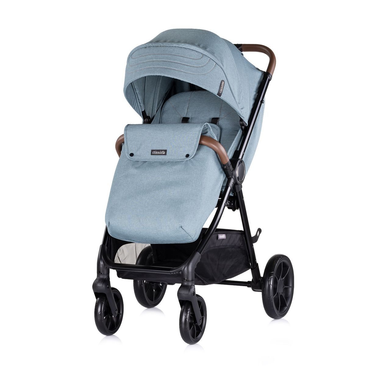 Chipolino Kombi-Kinderwagen Kombikinderwagen Ultera 3 in 1, Babyschale Fußabdeckung klappbar Korb