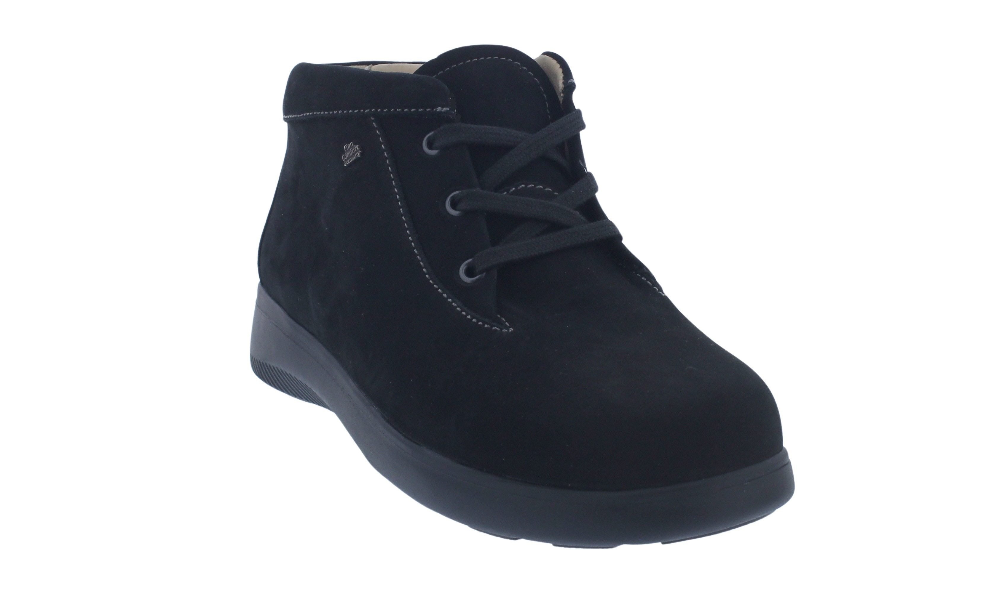 Finn Comfort Finn Comfort Spa, Kurzstiefel, Nubukleder, Schwarz, Fashion-Li günstig online kaufen