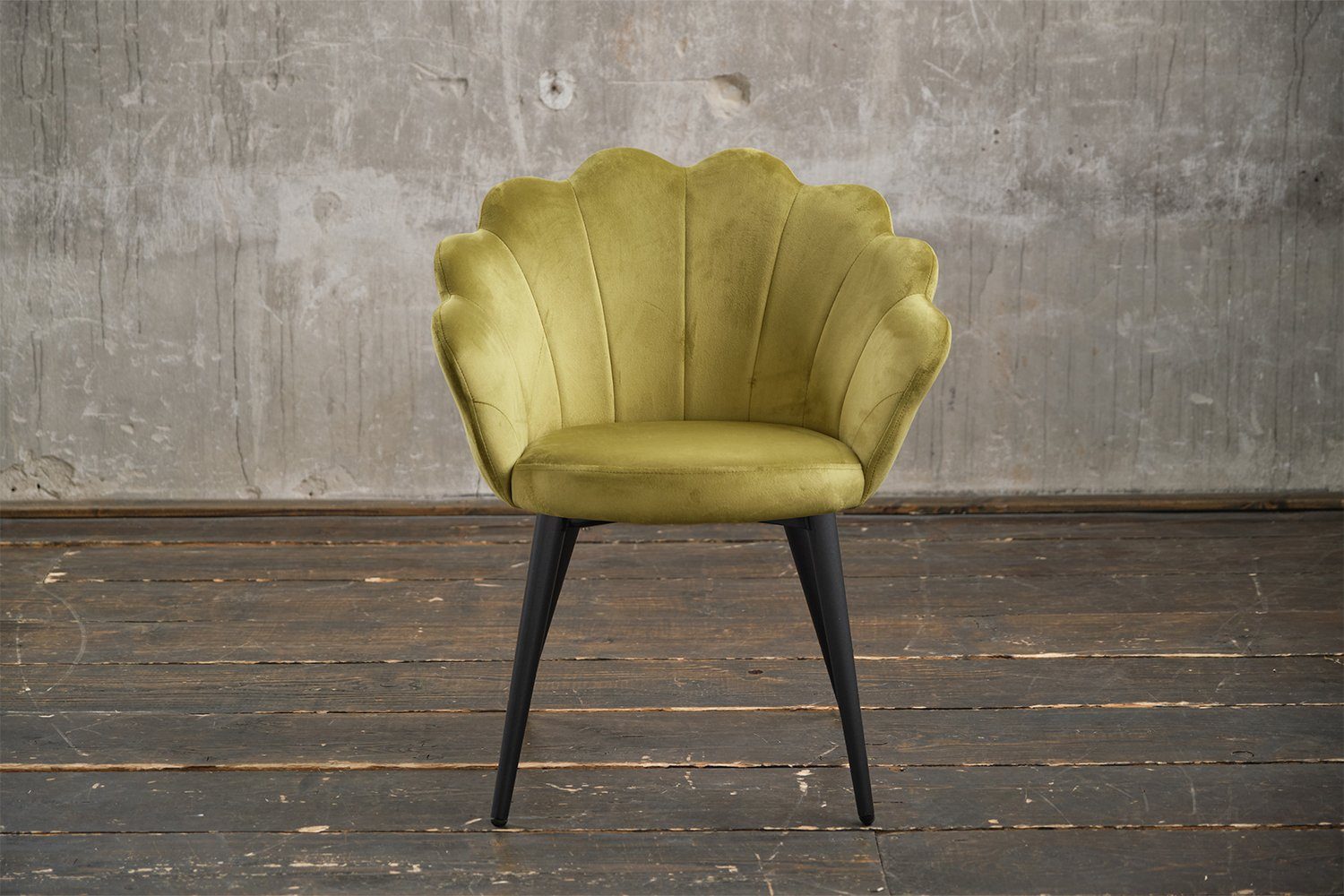 Farben, Stuhl od. gold KAWOLA Fuß schwarz | Velvet, schwarz grün Esszimmerstuhl versch. CARLA,