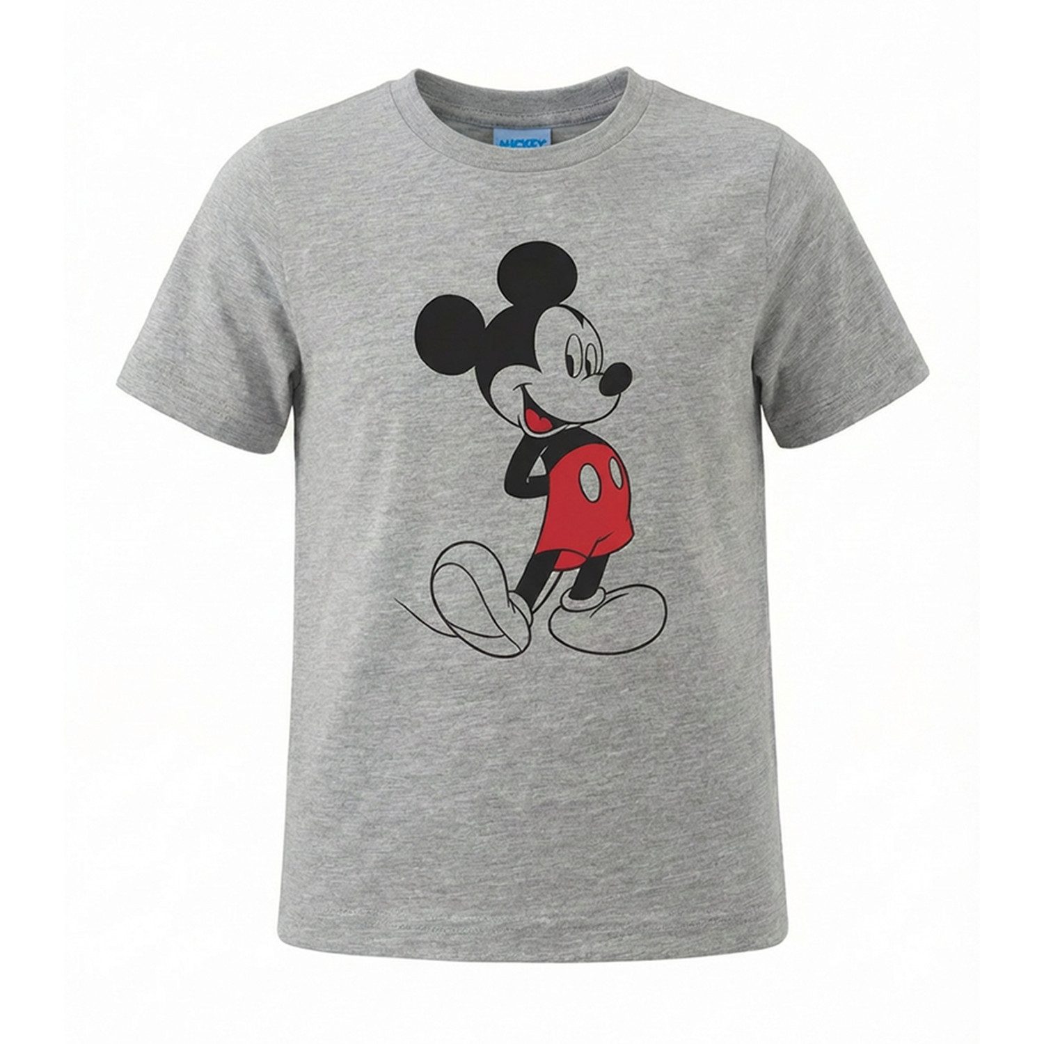 T-Shirt Mickey Kinder Jungen Shirt in Grau