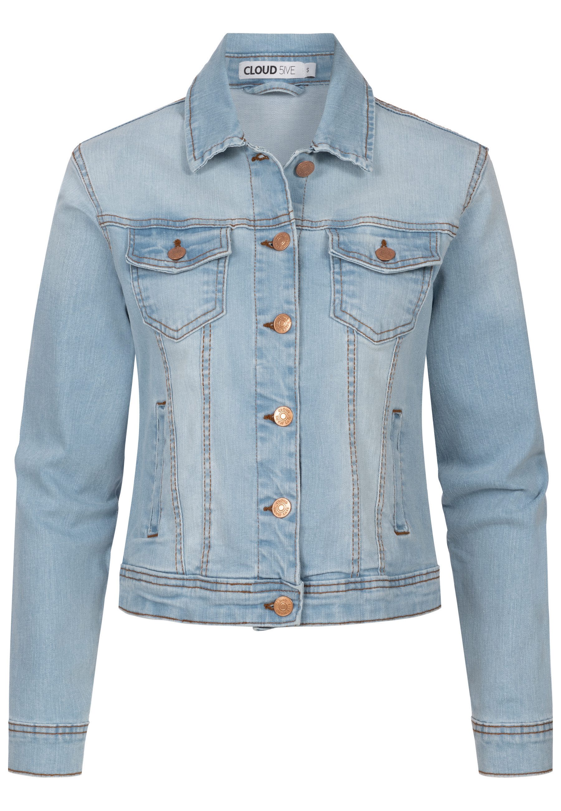 CLOUD 5IVE Jeansjacke CLOUD 5IVE Damen Jeans Jacke (1-St)