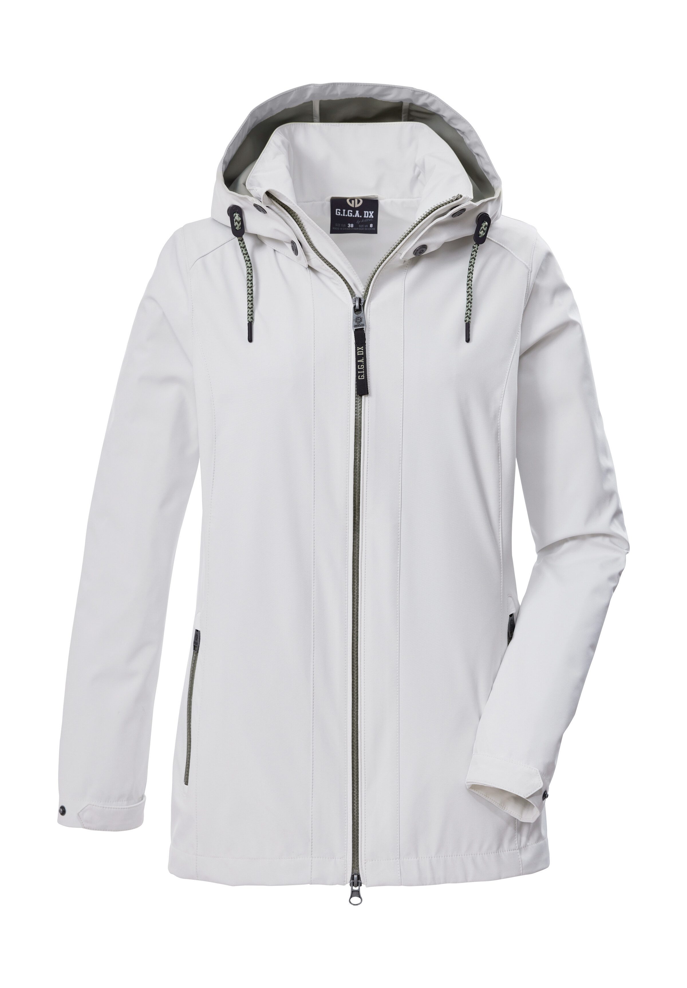 G.I.G.A. DX by killtec Softshelljacke GS 96 WMN SFTSHLL JCKT Wasserabweisende Softshelljacke mit abnehmbarer Kapuze