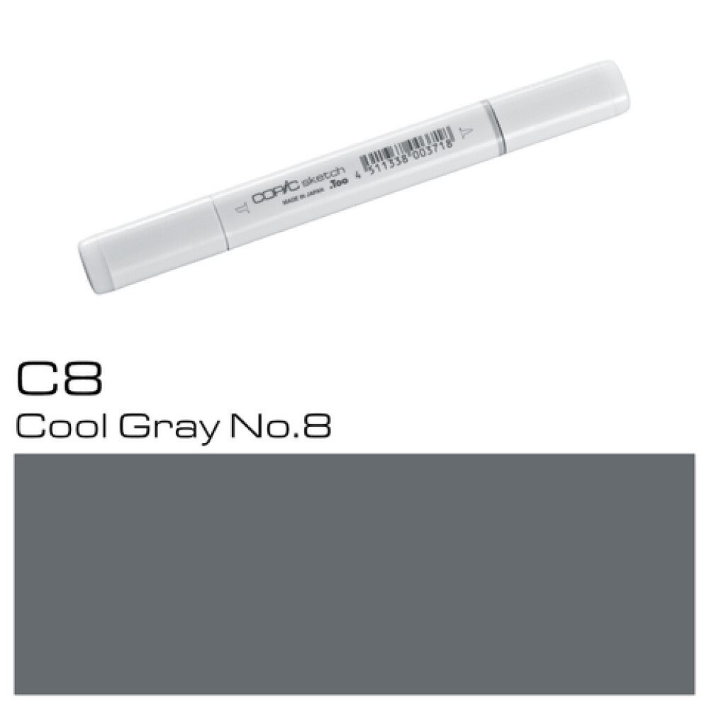 Thumbnail - COPIC Marker Sketch Typ C - 8, deutsche Version, (1-tlg)