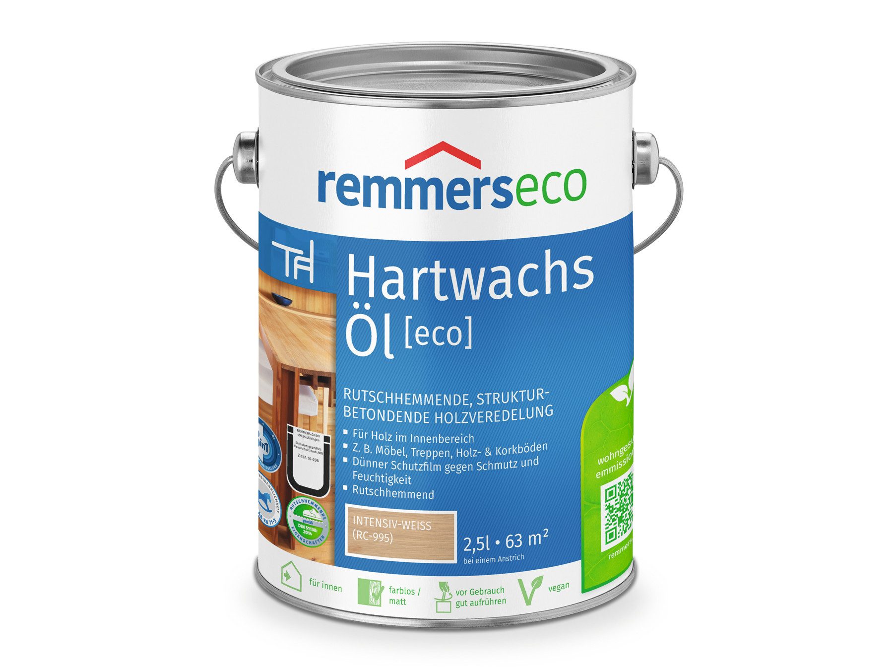 Remmers Hartwachsöl Hartwachs-Öl [eco] ebenholz 2,5 Liter