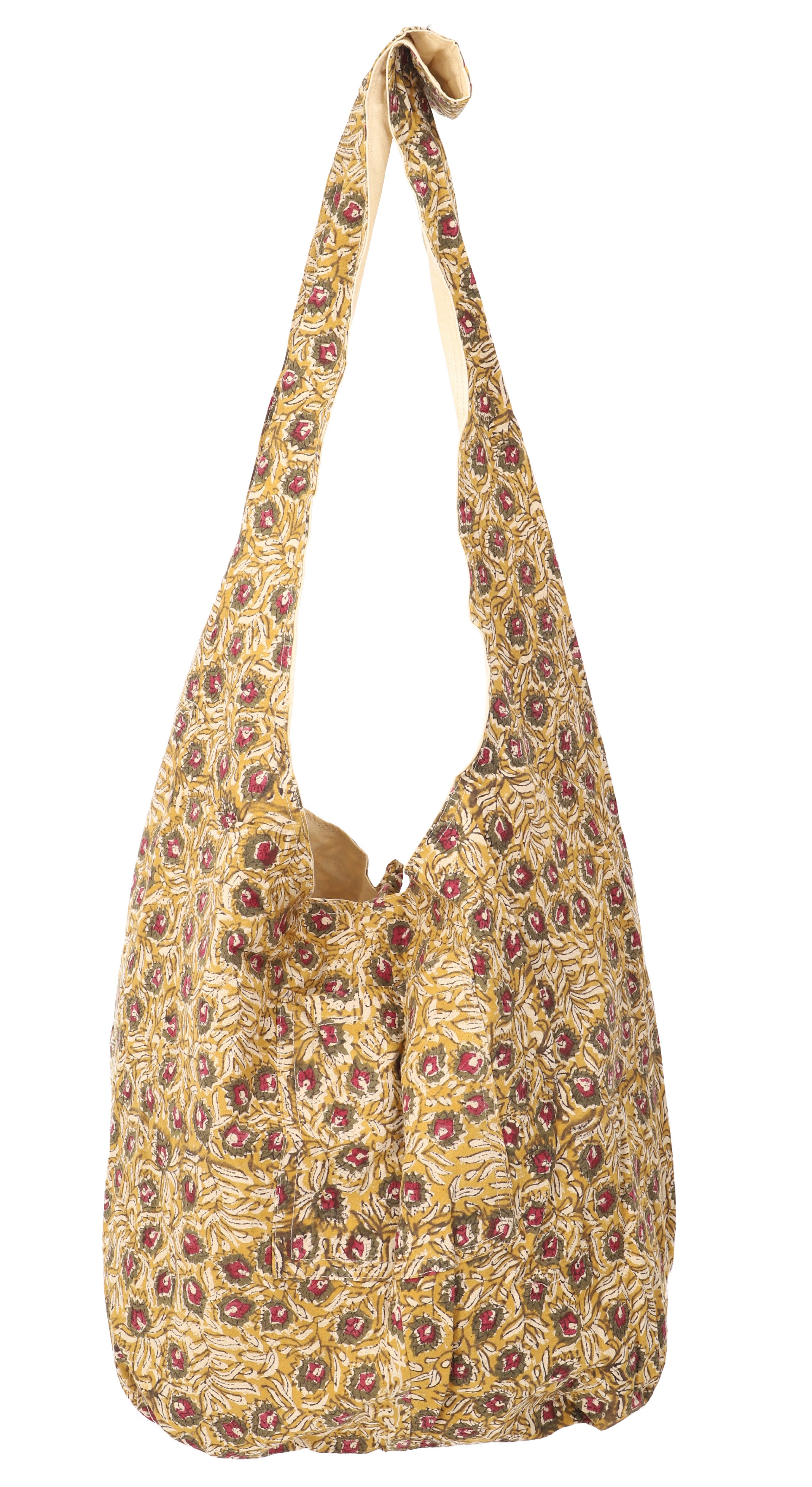 Guru-Shop Schultertasche Großer Baumwoll Schulterbeutel, Sadhu Bag,..