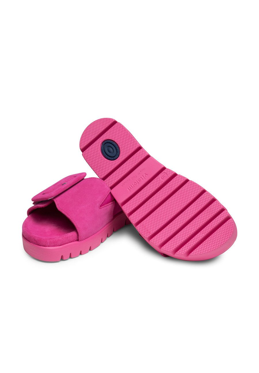 vitaform Damenschuhe Pantolette Samtziege Pantolette