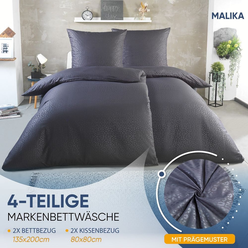 Malika Bettwäsche 2x 135x200 + 2x günstig online kaufen
