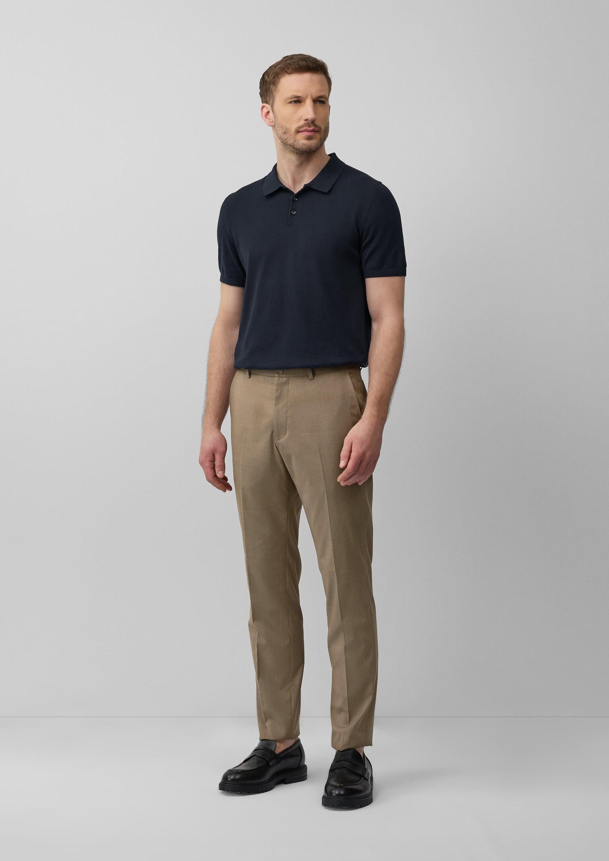 s.Oliver Chinos Hose S.OPURE s.O PURE: Feine Anzughose aus Stretch-Gewebe