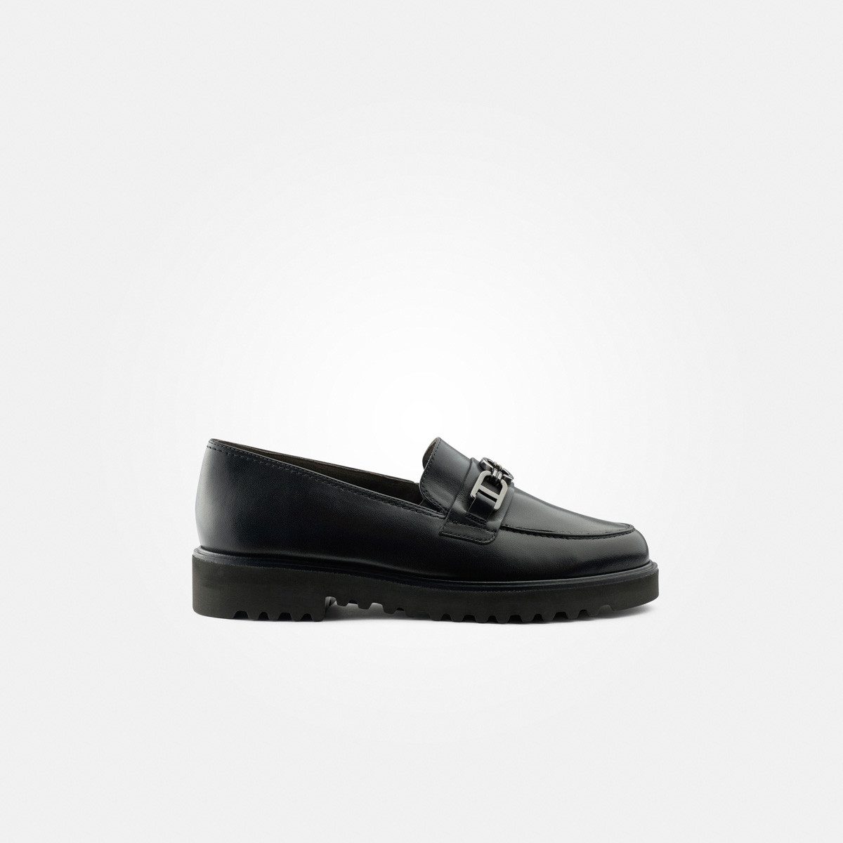 Paul Green 1124-006, Slipper & Mokassin in Schwarz für Damen Slipper