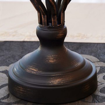Gontence Kerzenhalter Archaistische Eisenkerzenständer (1 St), Hoher Kerzenhalter Kerzensäule