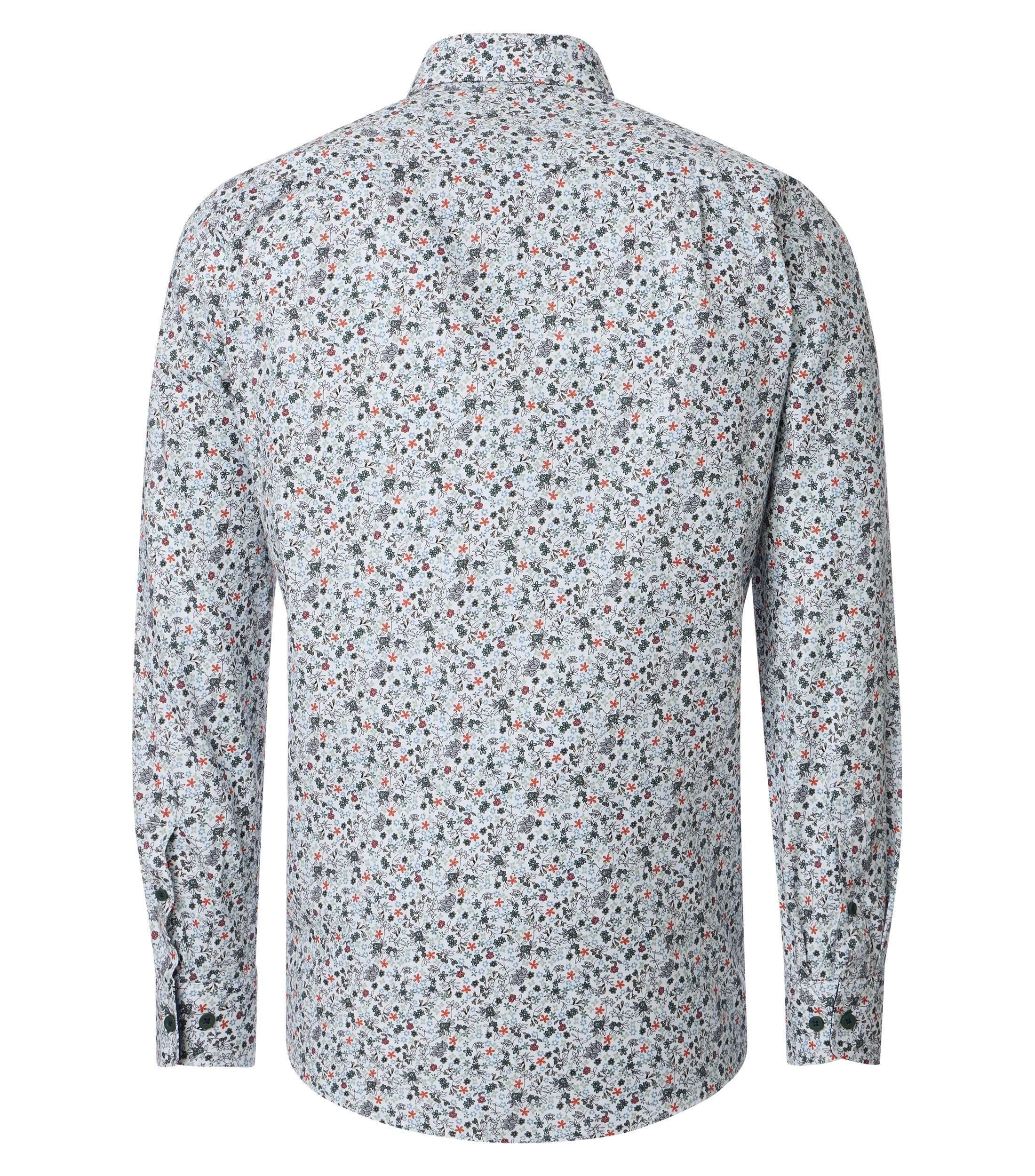 Redmond Langarmhemd Druck Comfort Fit